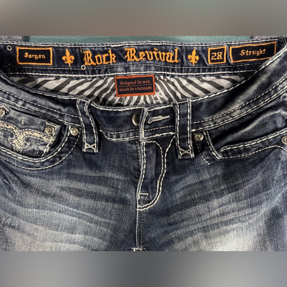Rock Revival Dark Wash Denim